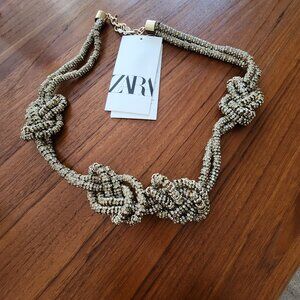 Zara Gold Knot Necklace